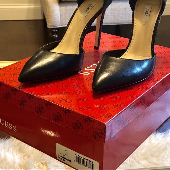 Guess Ankle Strap High Back Heels - Picture 4 of 4